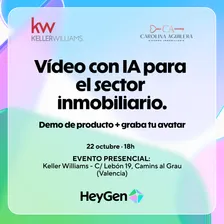 HeyGen en Valencia: vídeo con IA para el sector inmobiliario