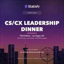 CS/CX Leadership Dinner (TSIA - Oct 20, 2026)