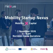 Mobility Startup Nexus 2026: Mobility x Capital