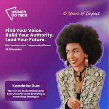 Find Your Voice. Build Your Authority. Lead Your Future. | WOMEN GO TECH 10TH ANNIVERSARY