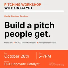 🎤 Catalyst Pitching Workshop