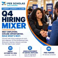 Per Scholas Baltimore's Q4 Hiring Mixer & Job Fair