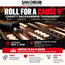 San Diego Charity Backgammon Tournament