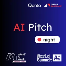Pre-World Summit AI: Pitch Night