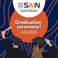 SAIN Amsterdam Graduation Ceremony! 🎉
