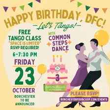 💃🏽 TANGO! – DFC 3rd Birthday