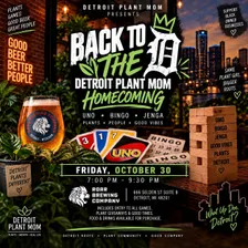 Back To The D: Detroit Plant Mom Game Night