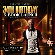 Q's 34th Birthday & New Book Launch