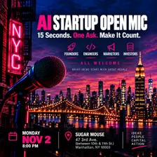 AI Startup Open Mic