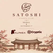 Satoshi Dinner Club Seoul powered by ALPHEA