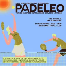 Padeleo - Torneo amistoso entre amigos, cervezas & tardeo - NIVEL INTERMEDIO 🎾 🔥