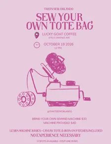 Sew Your Own Tote bag