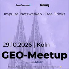 GEO-Meetup by blinq & SentiVersum
