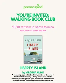 Preoccupied LA October Walking Book Club with Virginia Hume