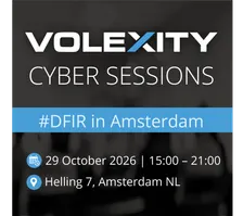 Volexity Cyber Sessions – Amsterdam | October 2026
