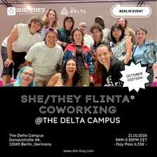 SHE/THEY FLINTA* Co-Working Day At The Delta Campus – October Edition
