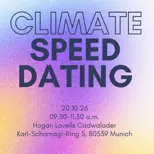 Oxbridge Ivy League MIT "Climate Speed Dating"
