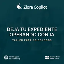 Taller para psicólogos: deja tu expediente operando con IA