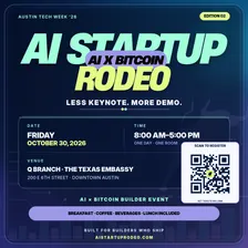 💻 AI Startup Rodeo @ Austin Tech Week '26 October 30th