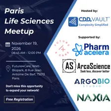 Paris Life Sciences Meetup