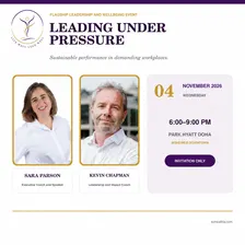 Leading Under Pressure.