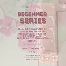 November Mahj 101: Beginner Series at Weston Field Club