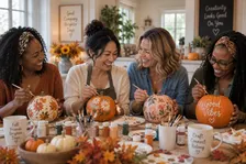 (Free) Dallas-area women's 35+ meetup, Pumpkin Painting