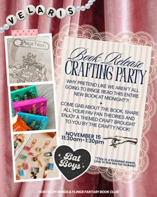 ACOTAR CRAFT NIGHT- HIGH FAE TIER $32