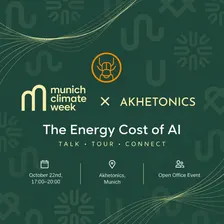 The Energy Cost of AI: Talk, Tour & Connect