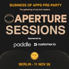 Aperture Sessions Berlin, sponsored by Paddle & Customer.io