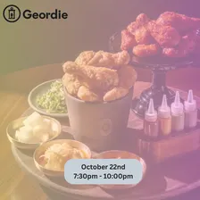 Bubbles and Buckets: An Evening with Geordie and GCM