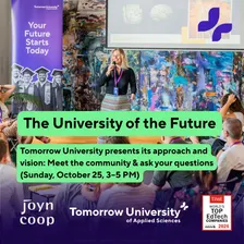 What does the University Of The Future Look Like? Tomorrow University presents its approach & vision ✨