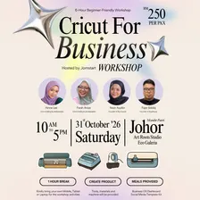 6hours Workshop: Cricut For Business by Jomstart.com