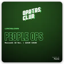 OPRTRS Lunch & Learn | People Squad