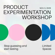 Product Experimentation Workshop powered by LeanConvert