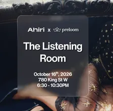 Ahiri x Preloom: The Listening Room