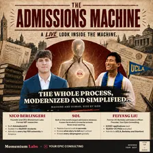 The Admissions Machine: A College Admissions Event for Students & Families