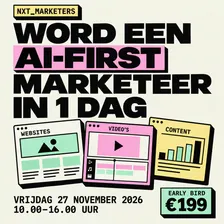 Word een AI-first marketeer in 1 dag