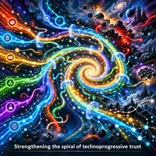Strengthening the spiral of technoprogressive trust