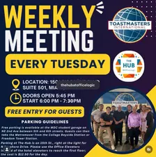 Biscayne Toastmasters at The HUB