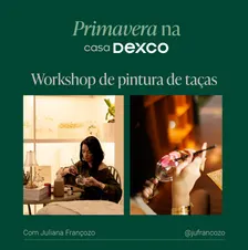 Workshop pintura de taças