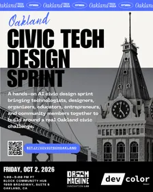 Oakland Tech Week: Civic Tech Design Sprint