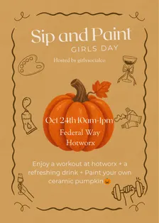 Sip & paint Pumpkins🎃
