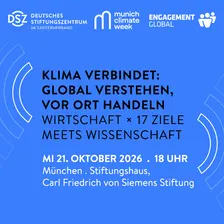 Klima verbindet: Global verstehen, vor Ort handeln