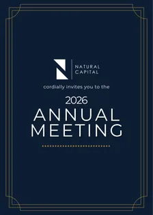 Natural Capital Annual Meeting