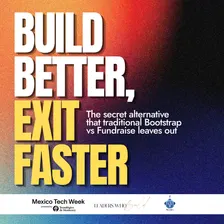 BUILD BETTER, EXIT FASTER 🚀 The secret alternative that traditional Bootstrap vs Fundraise leaves out