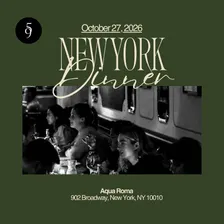 The Upstream Problem - 5 to 9 Society Dinner in NYC