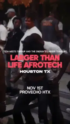 AFROTECH LARGER THAN LIFE DAY PARTY
