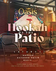 HOOKAH ON THE PATIO - OASIS SILVER SPRING