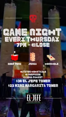 Thursday Game Night @ El Jefe